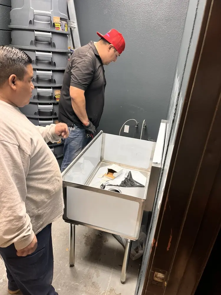 Commercial plumbing and sink installation in Brentwood Estates