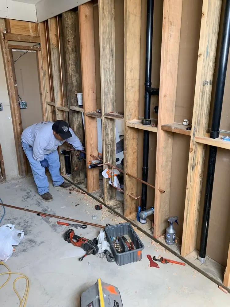 Commercial rough-in plumbing for Gas Line Repair in Brentwood Estates